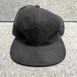 Rip Curl Wet Suits High Profile Hat Surfing Adjustable Mesh Snapback Cap Black